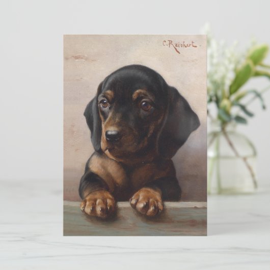 Junge Dackel | Carl Reichert (Stehend Vorderseite)