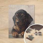 Junge Dackel | Carl Reichert Puzzle