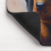 Junge Dackel von Carl Reichert Mousepad (Ecke)
