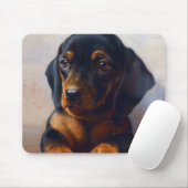 Junge Dackel von Carl Reichert Mousepad (Mit Mouse)