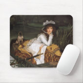 Junge Dame in einem Boot Mousepad (Mit Mouse)