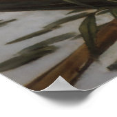 Junge Dame in einem Boot Poster (Ecke)