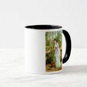 Junge Dame in einem Konservatorium Tasse (VorderseiteRechts)