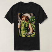 Junge Dame mit Handschuhen von Lempicka  T-Shirt (Design vorne)