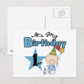 Junge, das ist mein Geburtstagsgeschenk Postkarte (Vorne/Hinten)