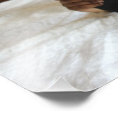 Junge, der die heilige Bibel liest Fotodruck (Ecke)