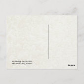 Junge, der die heilige Bibel liest Postkarte (Rückseite)