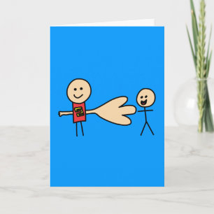 Junge, der eine Shake Hand Peace Friend Friendship Karte