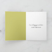 Junge, der einen Baum in einer Schubkarre schneide Karte (Innenseite)