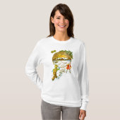 Junge, der einen Schneeball wirft T-Shirt (Vorne ganz)