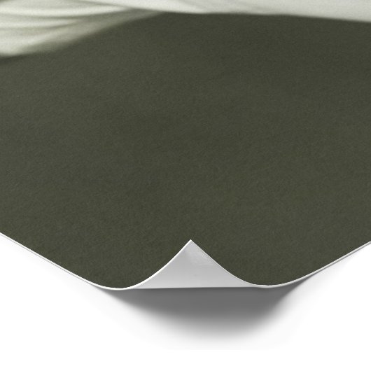 Junge, der sich ins Gesicht stellt Poster (Ecke)