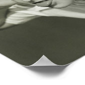 Junge, der sich ins Gesicht stellt Poster (Ecke)