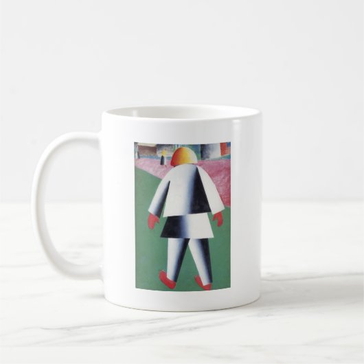 Junge durch Kazimir Malevich Kaffeetasse (Links)
