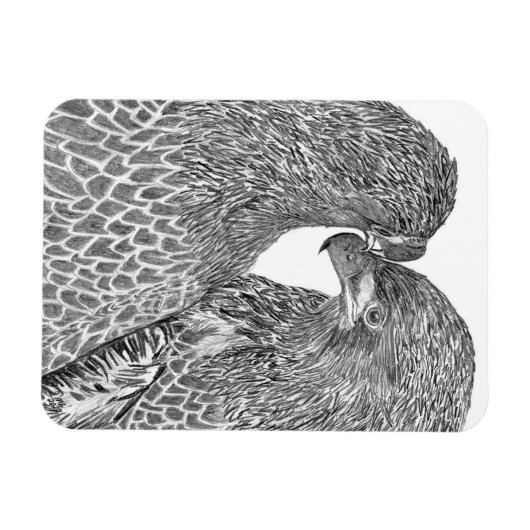 JUNGE EGLÄNDISCHE SIBLINGE E15 UND E16 ZWEITE NATU MAGNET (Horizontal)