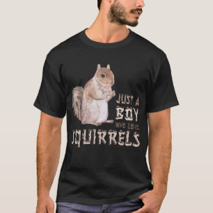 Junge Eichhörnchenliebhaber T-Shirt