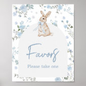 Junge ein paar Bunny Baby Duwer Favoriten Schild (Vorne)