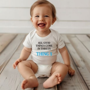 Junge ein Stück für Triplets, Triplets Geschenkide Baby Strampler