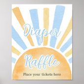 Junge ein wenig Ray Sunshine Diaper Raffle Poster (Vorne)