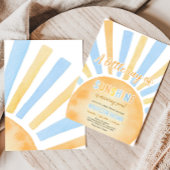 Junge ein wenig Ray von Sunshine Baby Dusche Einladung