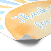 Junge ein wenig Sonnenschein Ray of Sunshine Danke Poster (Ecke)