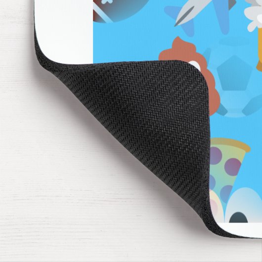 Junge Emoji Mousepad (Ecke)