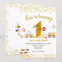 Junge erste Geburtstagsbau Geburtstag