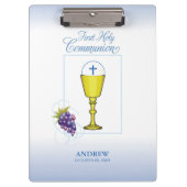 Junge Erste Kommune, Chalice mit Gastgeber und Tra Klemmbrett (Vorderseite)