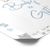 Junge etwas Bunny Baby Dusche Bücher und Geschenke Poster (Ecke)