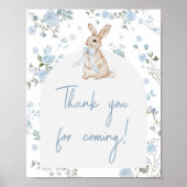 Junge etwas Bunny Baby Dusche Danke, dass ihr geko Poster (Vorne)