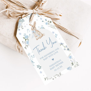 Junge etwas Bunny Baby Duwer Fevor Tags Geschenkanhänger