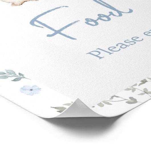 Junge etwas Sonnendusche Poster (Ecke)