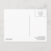 Junge eurasische Kuh (schwarz und weiß) Postkarte (Rückseite)