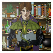 Junge Fantasy-Bibliotheksbücher des Zauberers Drac Fliese (Vorderseite)