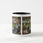 Junge Fantasy-Bibliotheksbücher des Zauberers Drac Tasse (Zentrum)