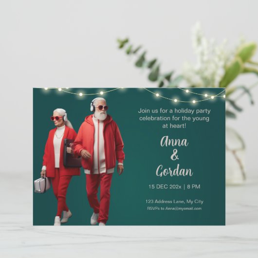 Junge Feste im Herzen Dankeskarte (Stehend Vorderseite)