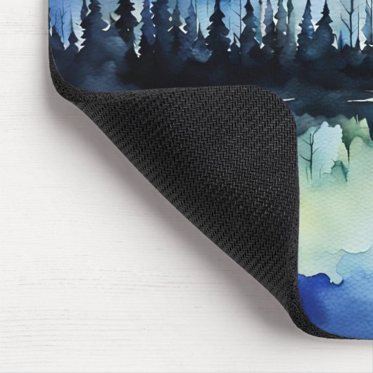 Junge Fischen unter dem Crescent Moon Mousepad (Ecke)