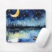 Junge Fischen unter dem Crescent Moon Mousepad (Mit Mouse)