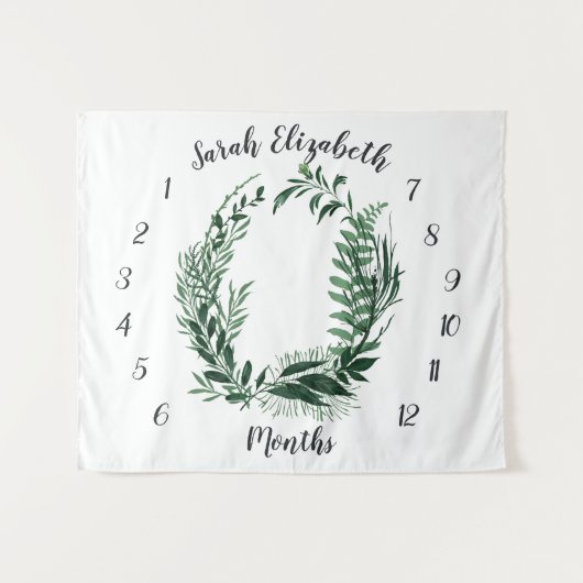 Junge Fotos im Wildwald Wandteppich (Vorderseite (Horizontal))