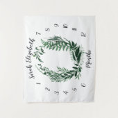 Junge Fotos im Wildwald Wandteppich (Vorderseite)