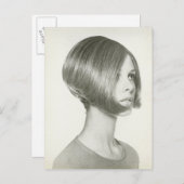 Junge Frau 2 Postkarte (Vorne/Hinten)