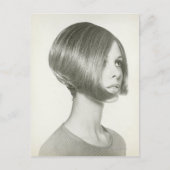 Junge Frau 2 Postkarte (Vorderseite)