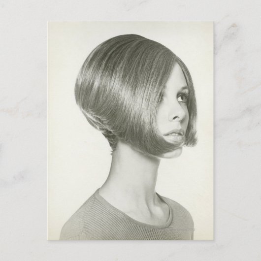 Junge Frau 2 Postkarte (Vorderseite)