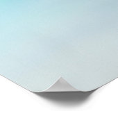 Junge Frau am Strand Poster (Ecke)