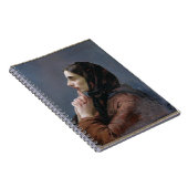 Junge Frau an Gebet, 1879 (Öl auf Leinwand) Notizblock (Rechte Seite)