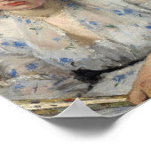 Junge Frau | Berthe Morisot Poster (Ecke)