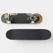 Junge Frau der Leute Skateboard (Horizontal)