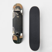 Junge Frau der Leute Skateboard (Vorderseite)