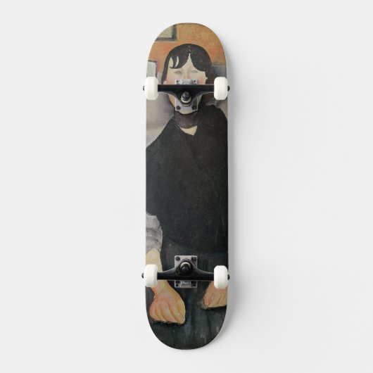 Junge Frau der Leute Skateboard (Vorderseite)