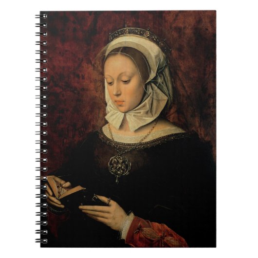 Junge Frau, die ein Buch der Stunden (Öl, liest (Vorderseite)