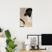 Junge Frau, die Make-up beantragt, c.1795-96 Poster (Heimbüro)